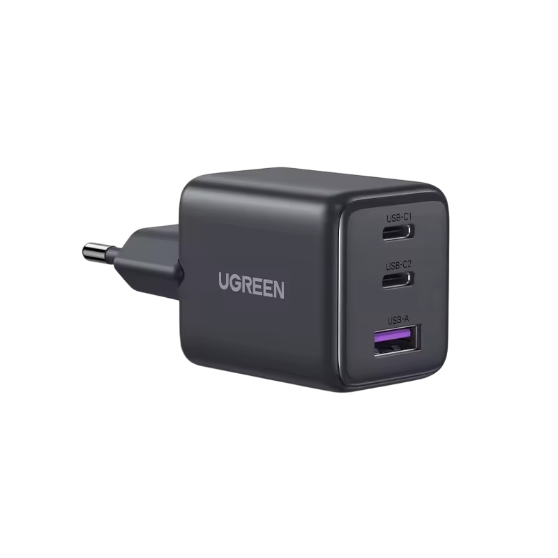 Зарядное устройство для UGREEN X515 GaN 3в1 для iPhone 16/15/14 Samsung Galaxy/Xiaomi Tablet/iPad 30 Вт Black (88274) Зарядное устройство для UGREEN X515 GaN 3в1 для iPhone 16/15/14 Samsung Galaxy/Xiaomi Tablet/iPad 30 Вт Black (88274)
