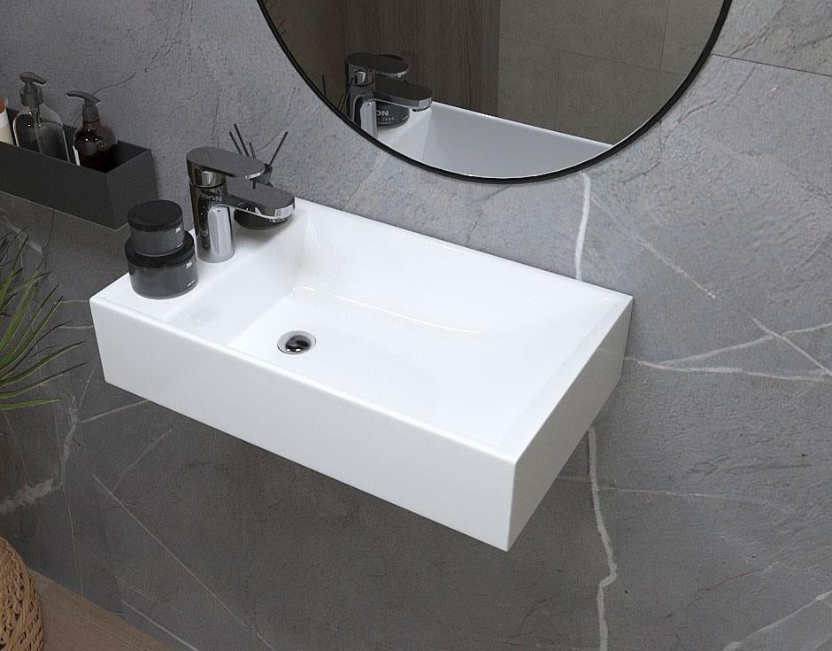 Умивальник підвісний Status Geber White (588) - фото 3