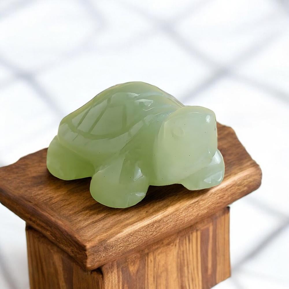 Статуэтка черепаха нефритовая для долголетия 5х3,5х2 см - фото 6 Статуэтка черепаха нефритовая для долголетия 5х3,5х2 см - фото 6