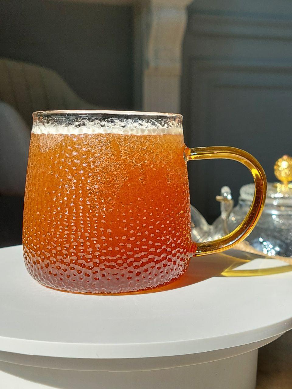 Кружка скляна Айс 350 мл Прозорий (181025) - фото 1 Кружка скляна Айс 350 мл Прозорий (181025) - фото 1