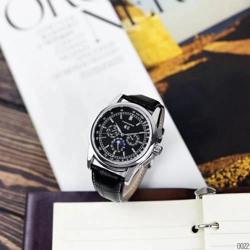 Наручний годинник Forsining 319 Black/Silver - фото 6 Наручний годинник Forsining 319 Black/Silver - фото 6