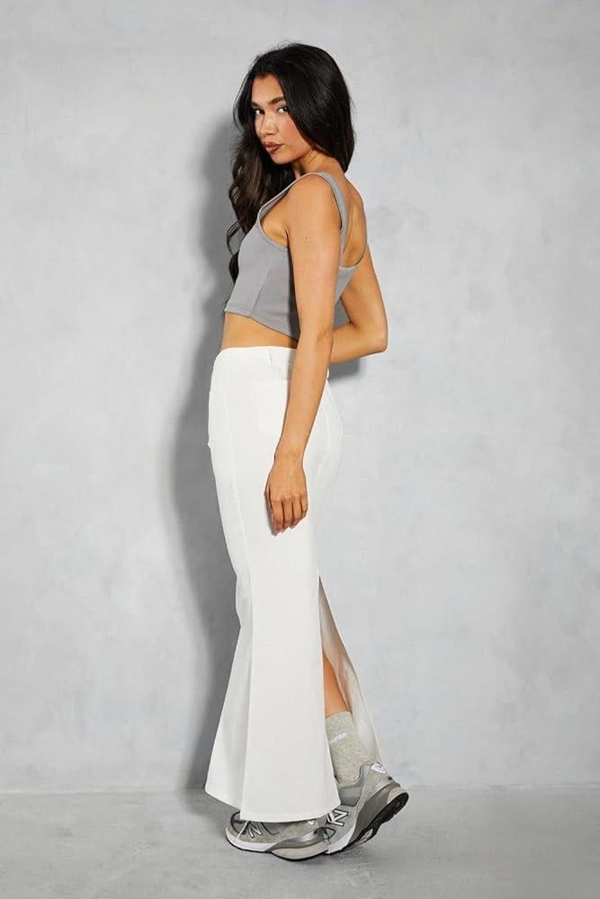 Спідниця максі Misspap з розрізом Білий (29550466) - фото 3 Спідниця максі Misspap з розрізом Білий (29550466) - фото 3