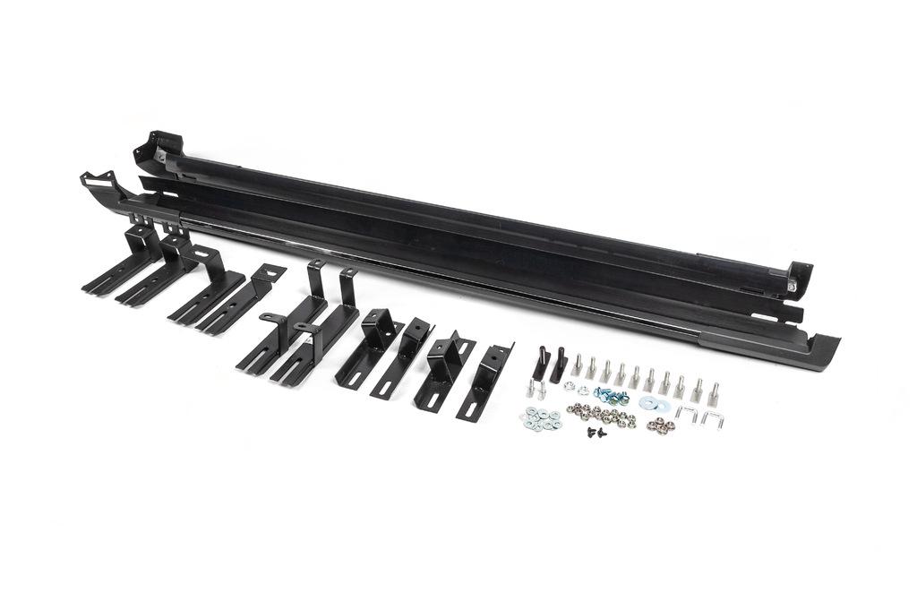 Боковые пороги OEM V3 Cixtai для Toyota Rav 4 2013-2018 гг. алюминий/пластик Серый
