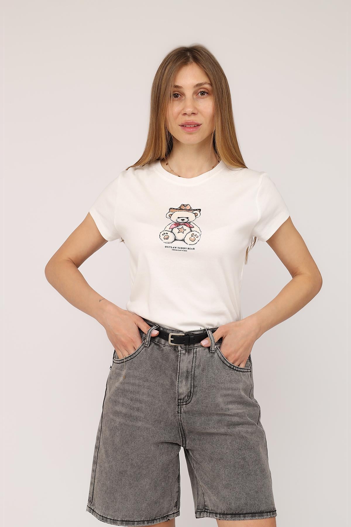 Футболка с коротким рукавом женская ЦБ-00275867 р. 44 Белый (SKT001062829) Футболка с коротким рукавом женская ЦБ-00275867 р. 44 Белый (SKT001062829)