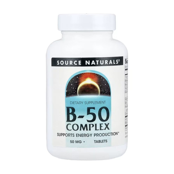 Витамины группы B Source Naturals Vitamin B-50 Complex 50 мг 50 таб.