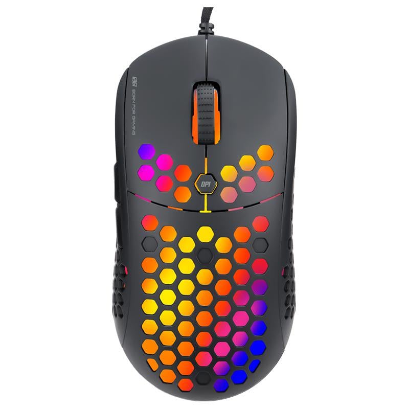 Компьютерная мышка игровая Marvo Wired Programmable Gaming Mouse G961 с RGB-подсветкой Черный (22562480) - фото 2