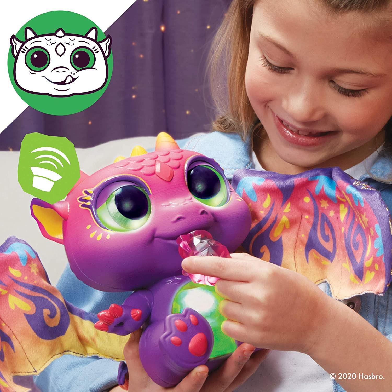 Интерактивная игрушка FurReal Moodwings Baby Dragon Interactive Pet - фото 6