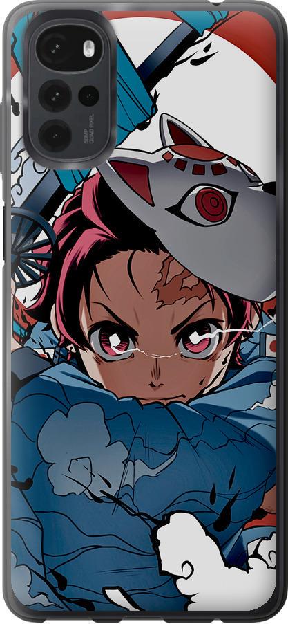Чехол на Motorola G22 Танджиро Камадо (5574u-2681-42517)