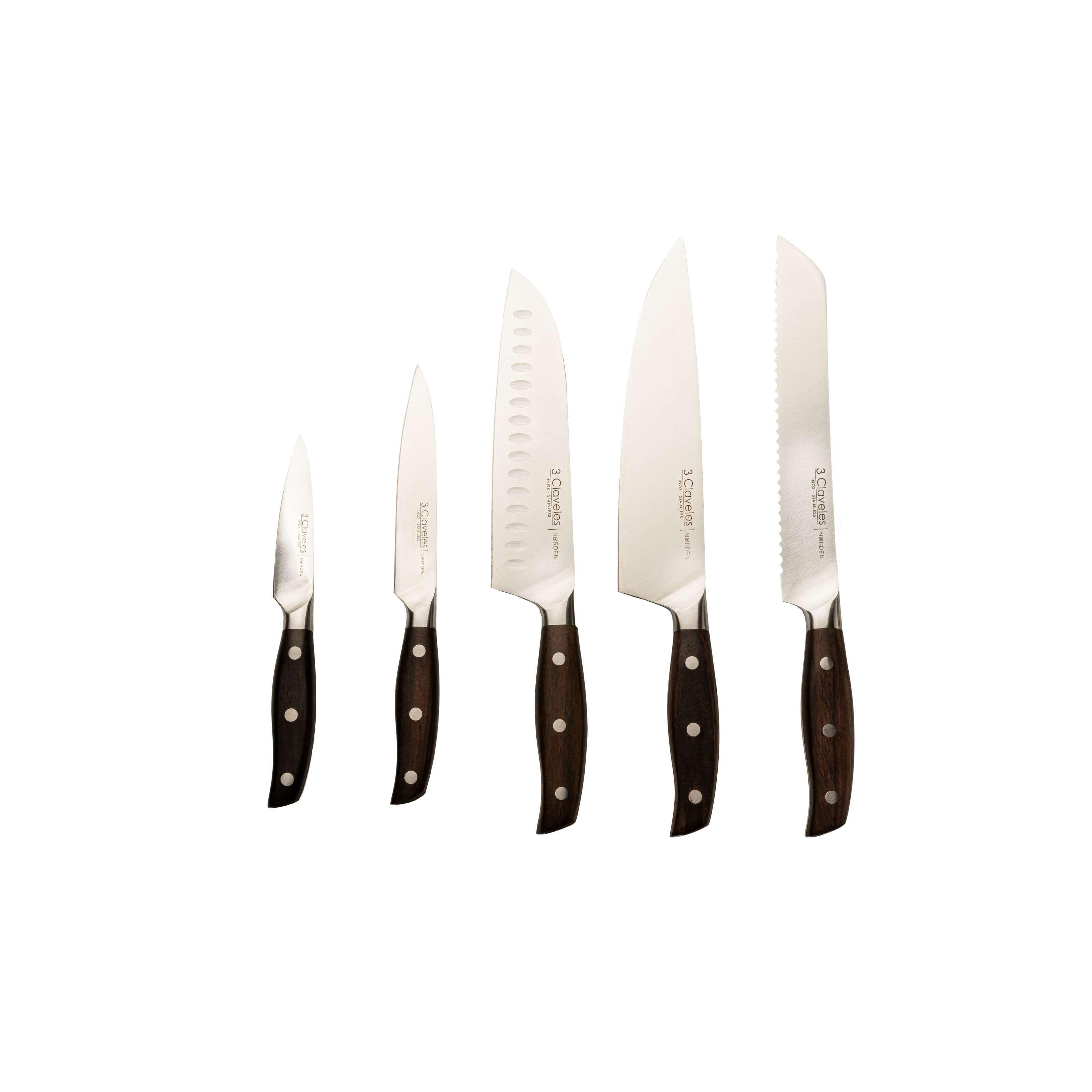 Набор кухонных ножей 3claveles Norden 5 пр. (OH0031) Набор кухонных ножей 3claveles Norden 5 пр. (OH0031)