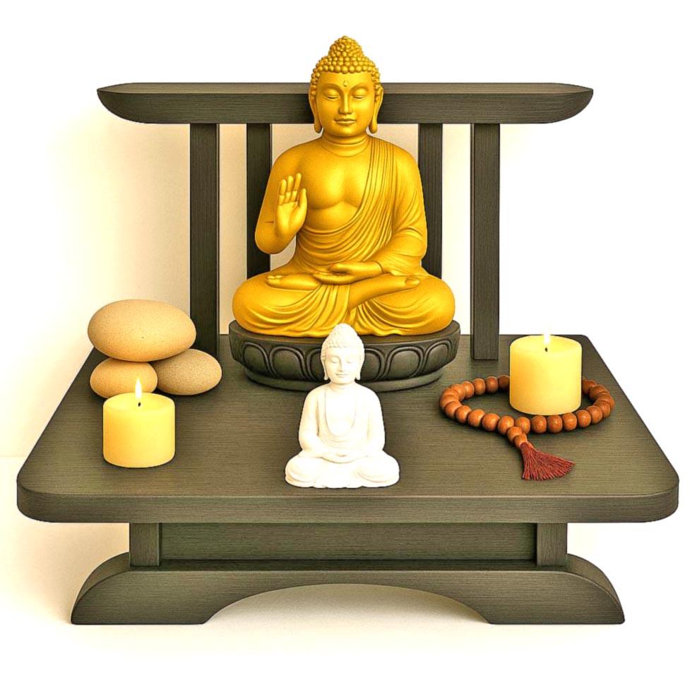 Вівтар для медитації з дерева Раріон Маслина (ЛАТ-014438)