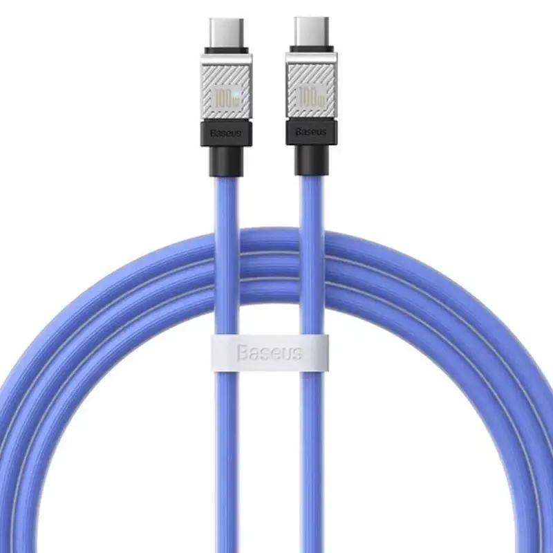 Кабель BASEUS CoolPlay Series Fast Charging Cable Type-C to Type-C CAKW000303 100W 2 м Blue