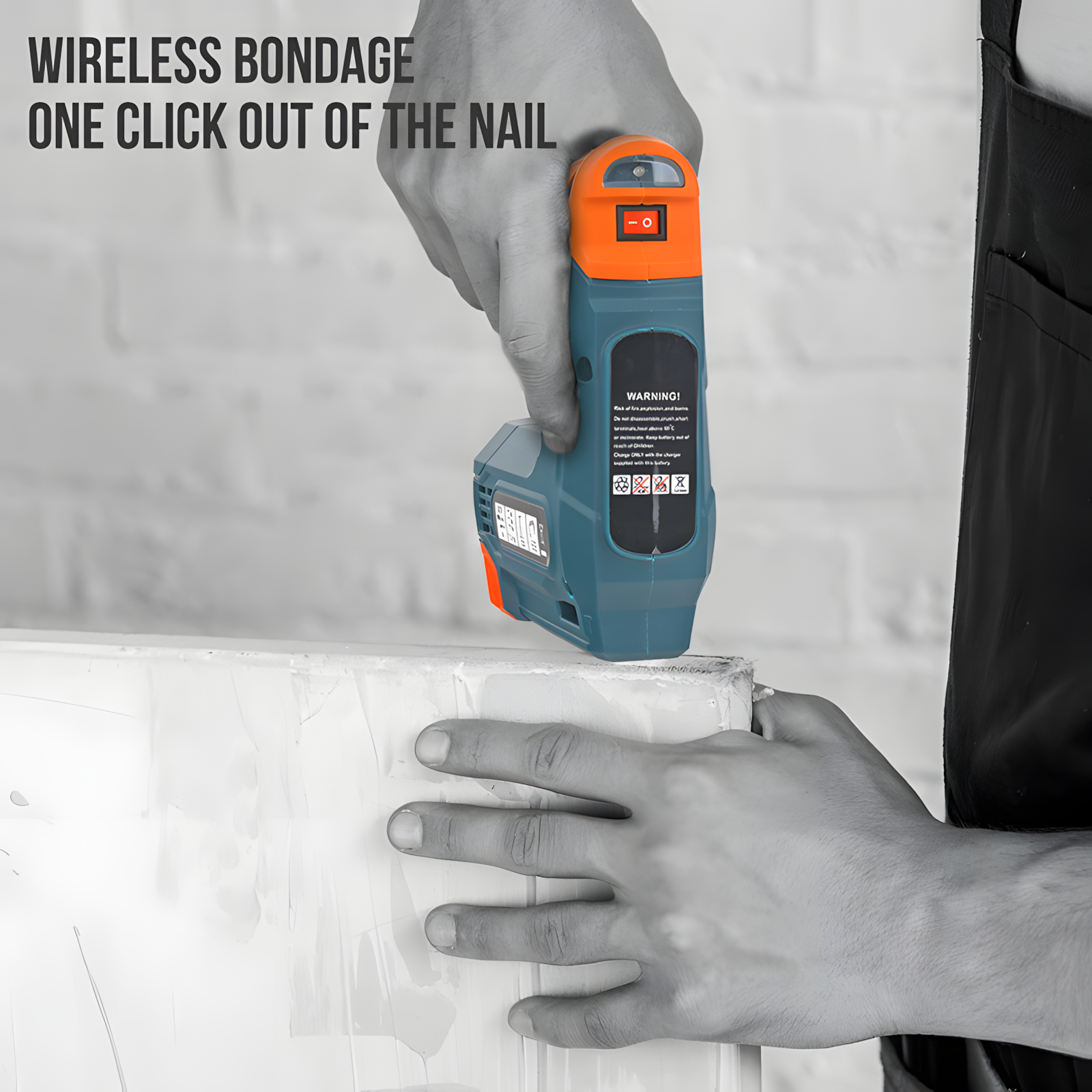 Електростеплер акумуляторний F10 з 1000 скобами і цвяхами (12960 ) - фото 5 Електростеплер акумуляторний F10 з 1000 скобами і цвяхами (12960 ) - фото 5