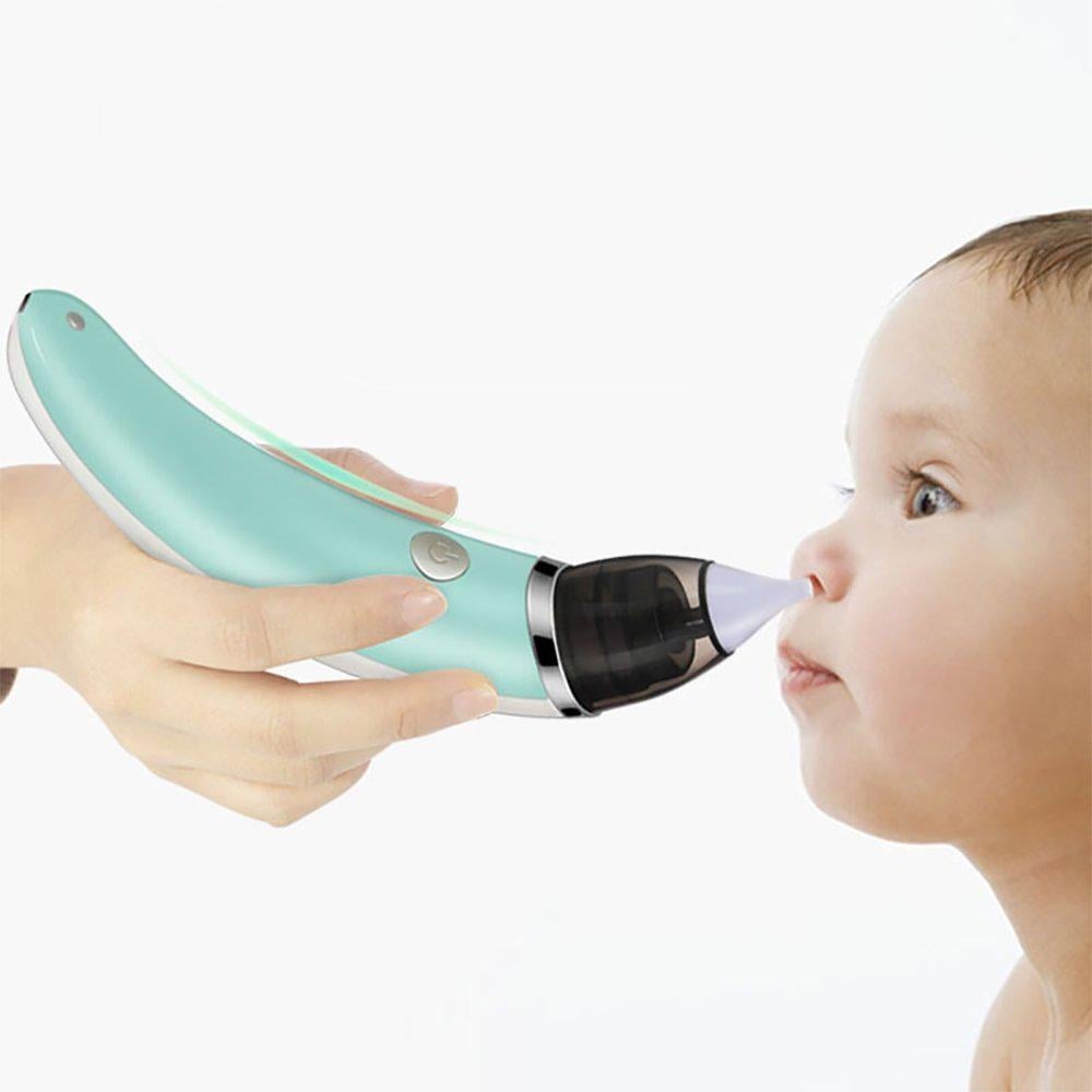 Аспіратор електронний назальний Sniffing Equipment For Children BR-8820 Біло-бірюзовий (1009953-Other-1) - фото 4