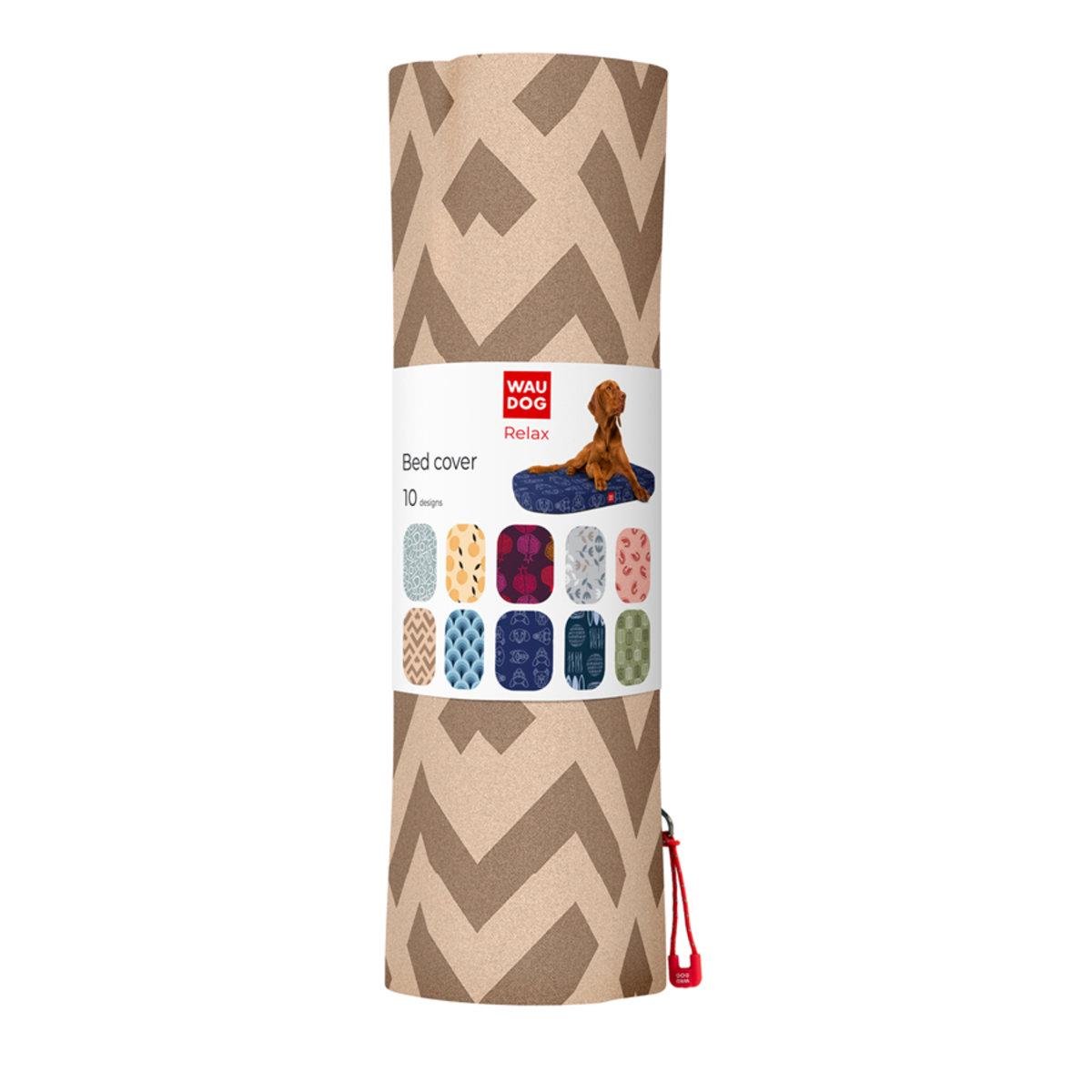 Чехол для лежанки WAUDOG Relax Треугольники S 55х40 см 45 см (Collar1308-0129)