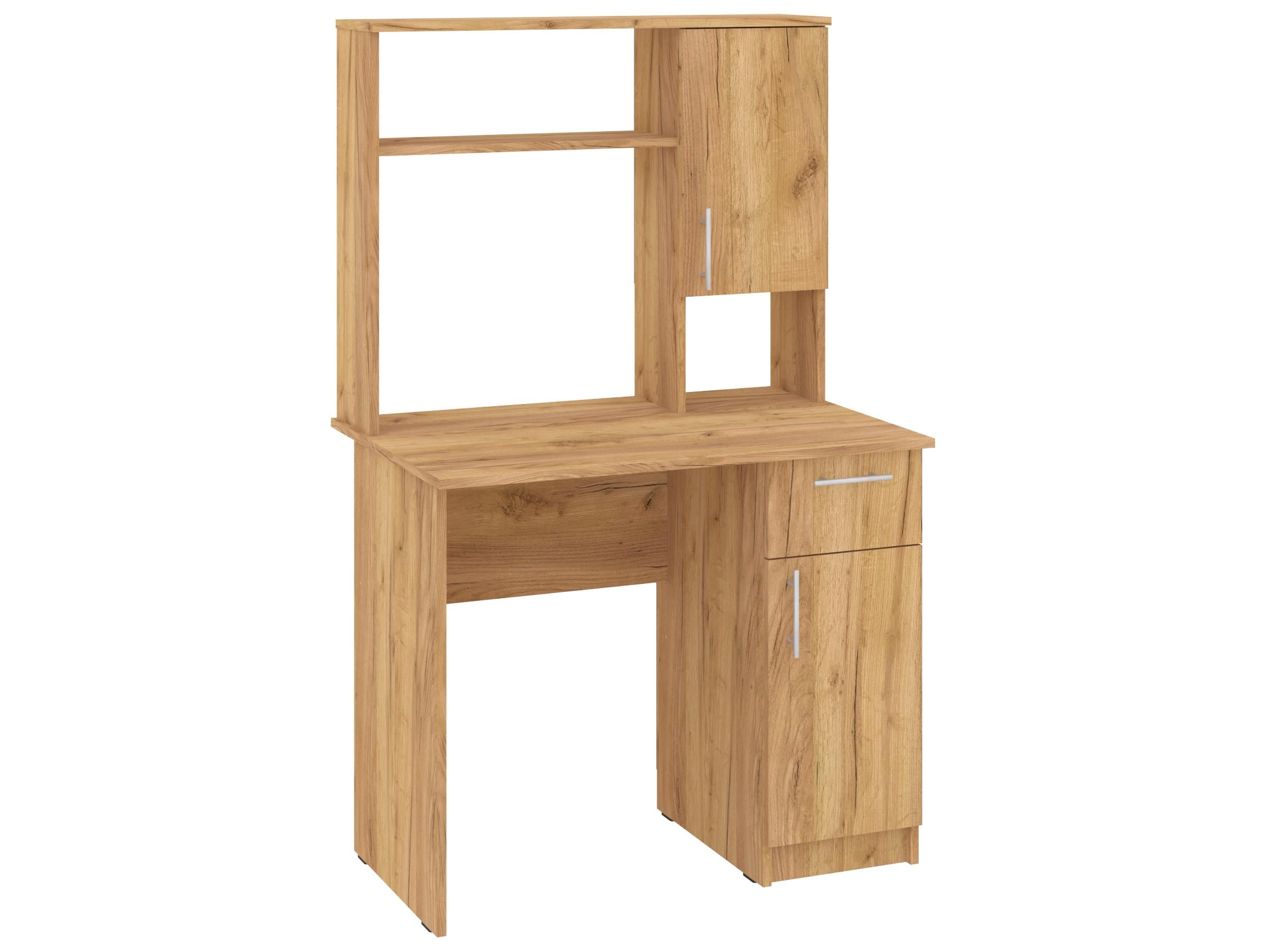Письменный стол PEHOTIN Эврика 90х60х75/147 см Дуб тахо (PN-101346)