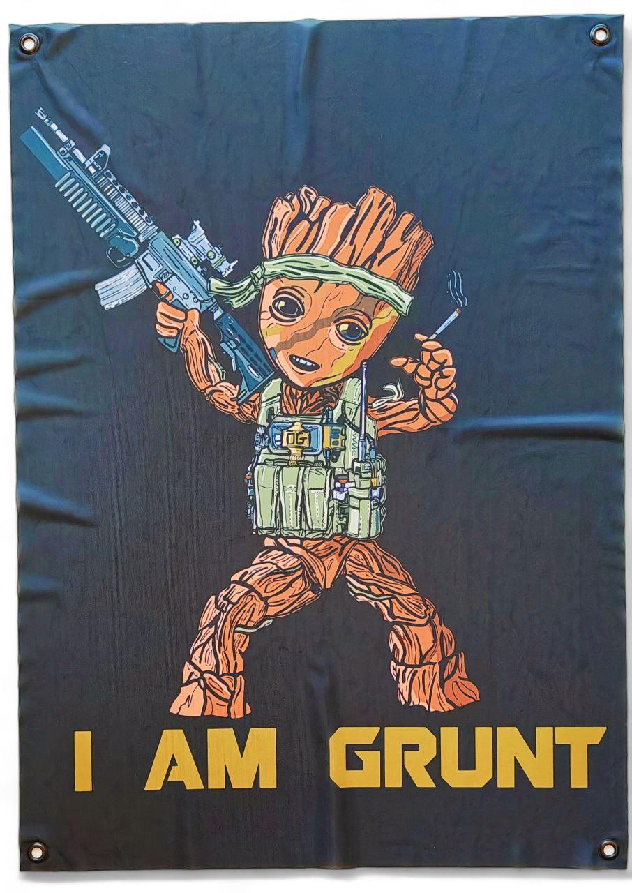 Банер I am Grunt 900х600 мм