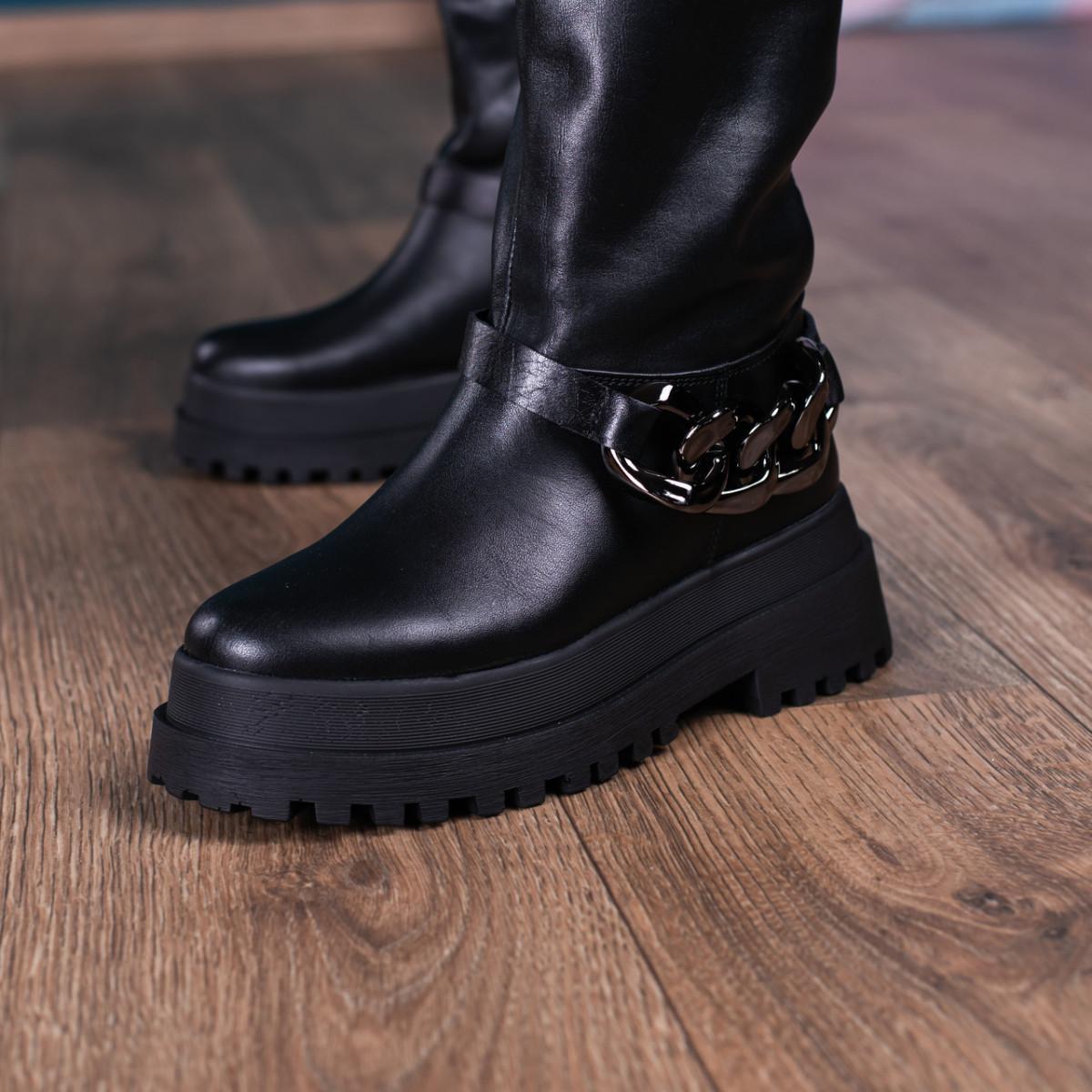 Ботфорти жіночі зимові Fashion р. 38 24,5 см Чорний (3426) - фото 5 Ботфорти жіночі зимові Fashion р. 38 24,5 см Чорний (3426) - фото 5