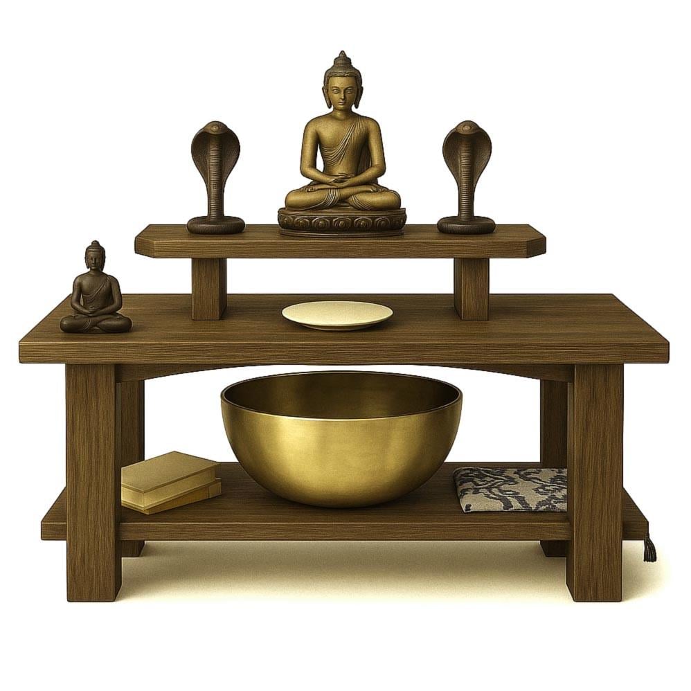Вівтар для медитації з дерева Сурілай Мускат (ЛАТ-009707) Вівтар для медитації з дерева Сурілай Мускат (ЛАТ-009707)