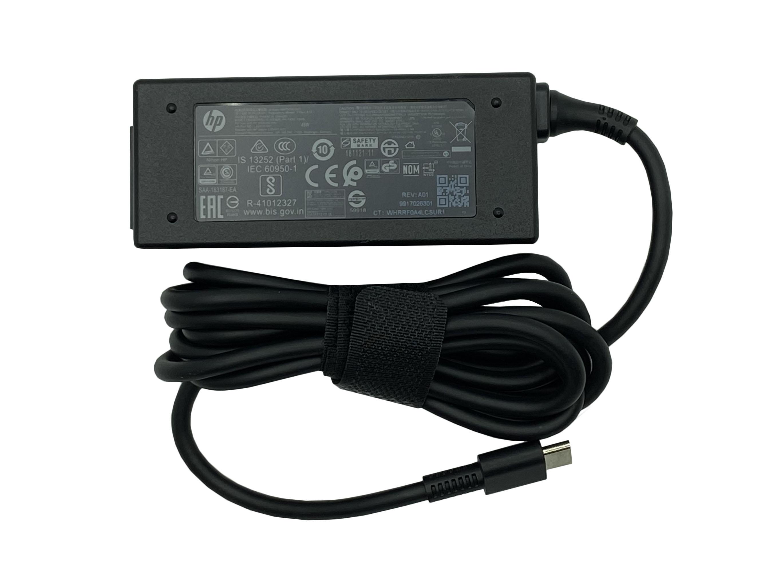 Блок питания для ноутбука HP TPN-CA01 45W 15V 3A Type-C (074258)