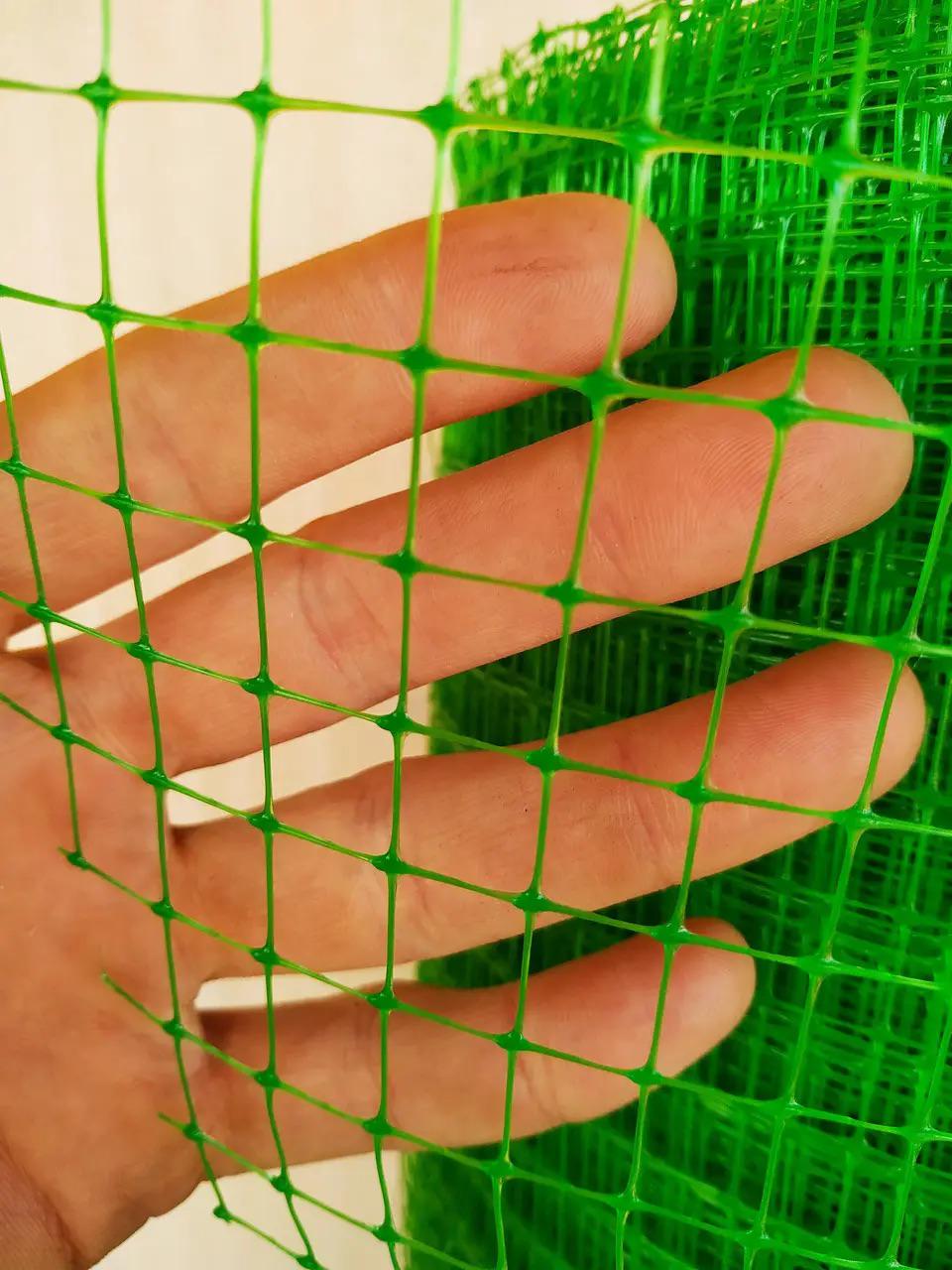 Сетка защитная от птиц Птичка 1x50 м ячейка 12х14 мм Зеленый (661) - фото 7 Сетка защитная от птиц Птичка 1x50 м ячейка 12х14 мм Зеленый (661) - фото 7