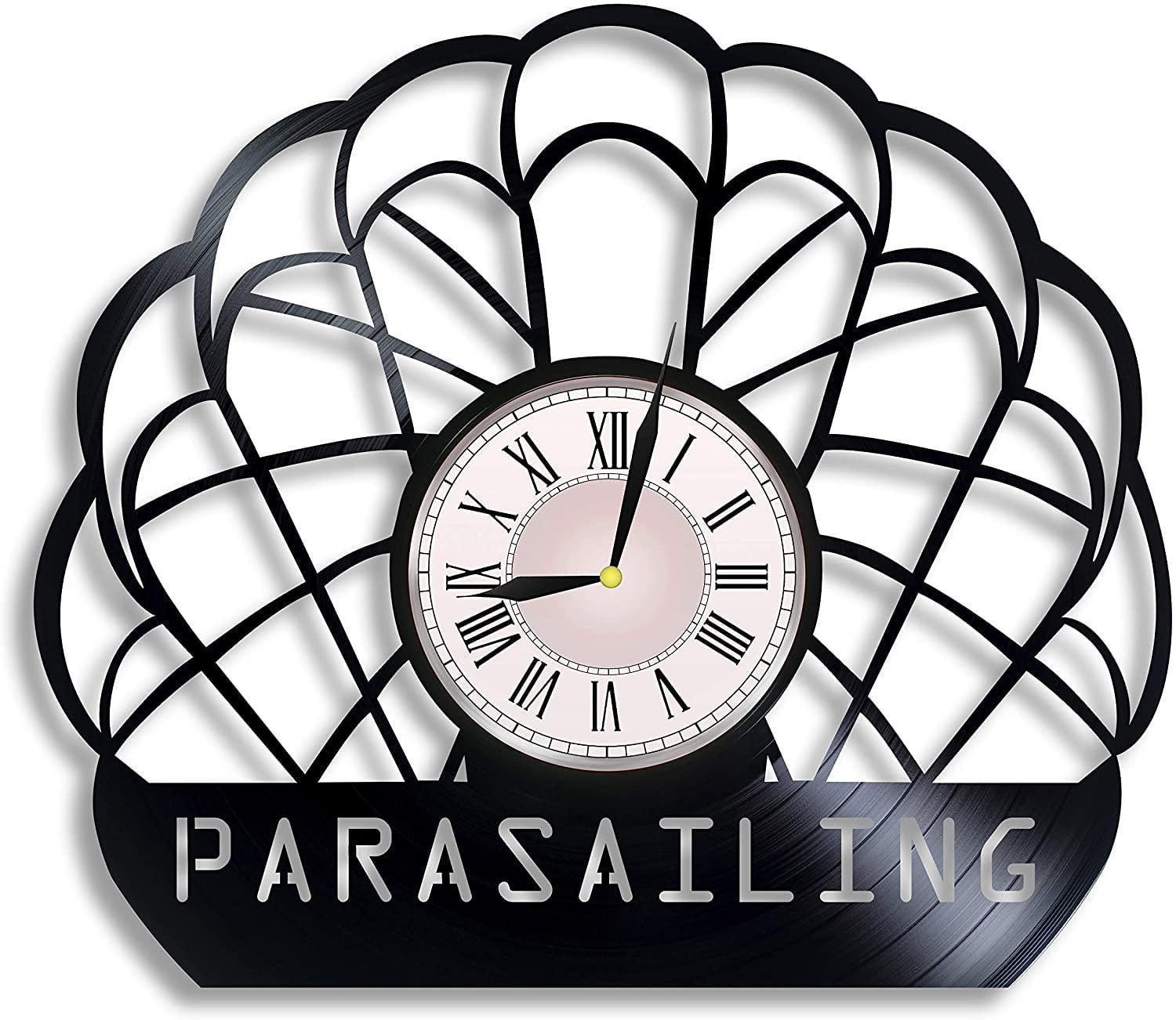 Часы настенные Парасейлинг 2471 из виниловой пластинки