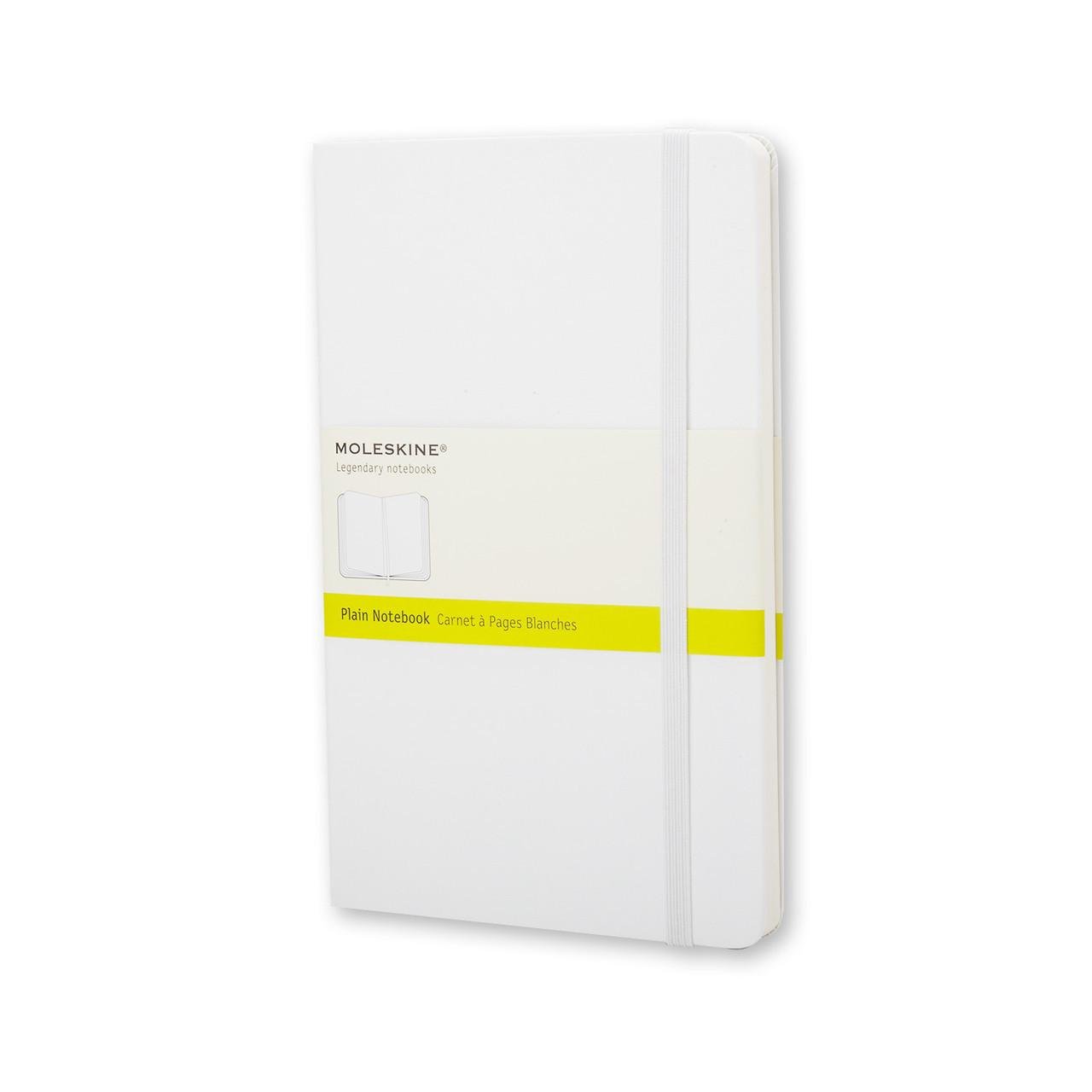 Блокнот Moleskine Classic средний 240 страниц нелинованный 13х21 см Белый