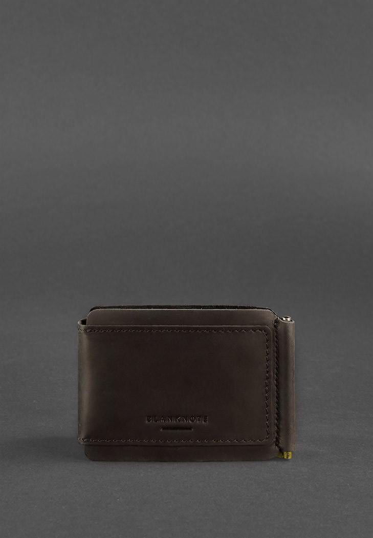 Портмоне мужское кожаное BlankNote 10.0 зажим для денег Crazy Horse Темно-коричневый (A-026814) - фото 5 Портмоне мужское кожаное BlankNote 10.0 зажим для денег Crazy Horse Темно-коричневый (A-026814) - фото 5