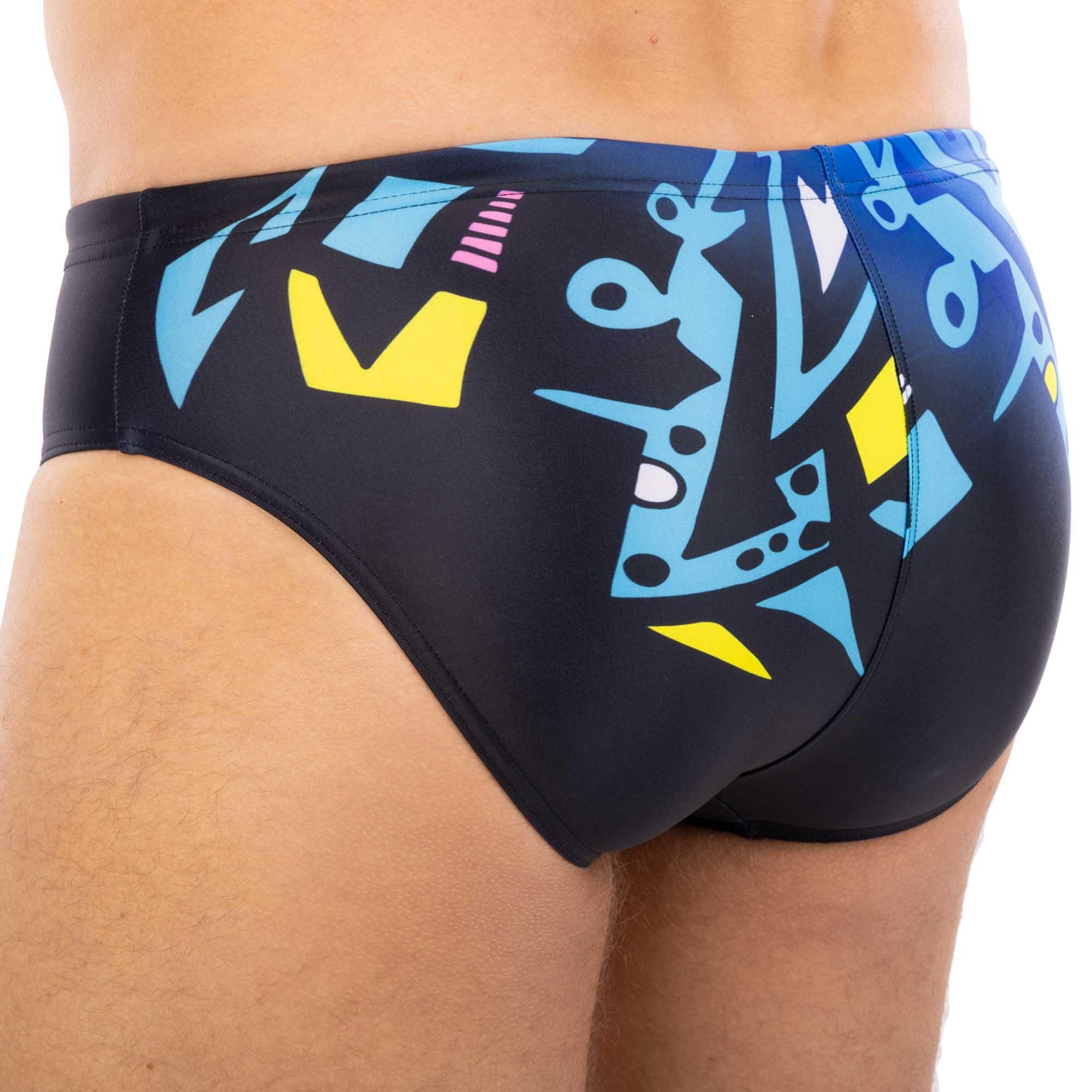 Плавки мужские классические для плавания YINGFA 9647 L Сине-черный (9647_Сине-черный_L_(160-165с) - фото 4 Плавки мужские классические для плавания YINGFA 9647 L Сине-черный (9647_Сине-черный_L_(160-165с) - фото 4