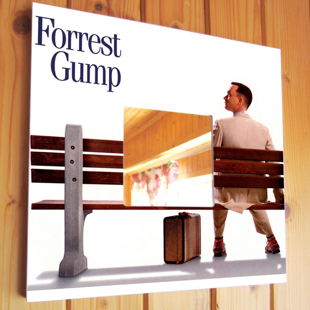 Зеркало декоративное Forrest Gump Том Генкс 260х260 мм (M03308)