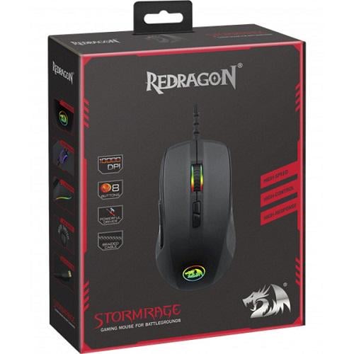 Комп'ютерна мишка Redragon Stormrage RGB Чорний (78259) - фото 8