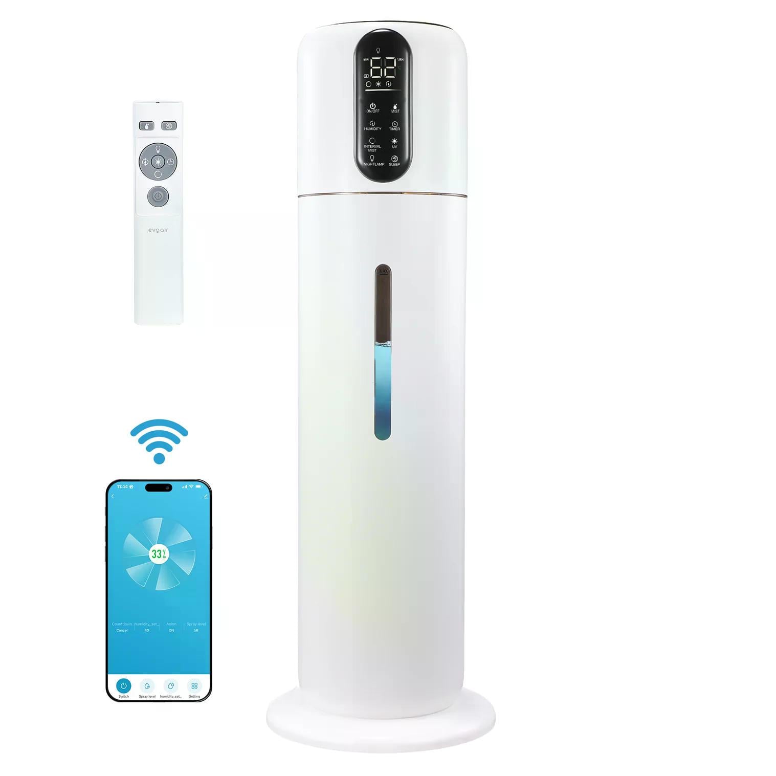 Увлажнитель воздуха разумный EvoAir STEAMIX8500 Wi-Fi управление/датчик влажности/автоматический 300 мл/ч 8,5 л (128799156)