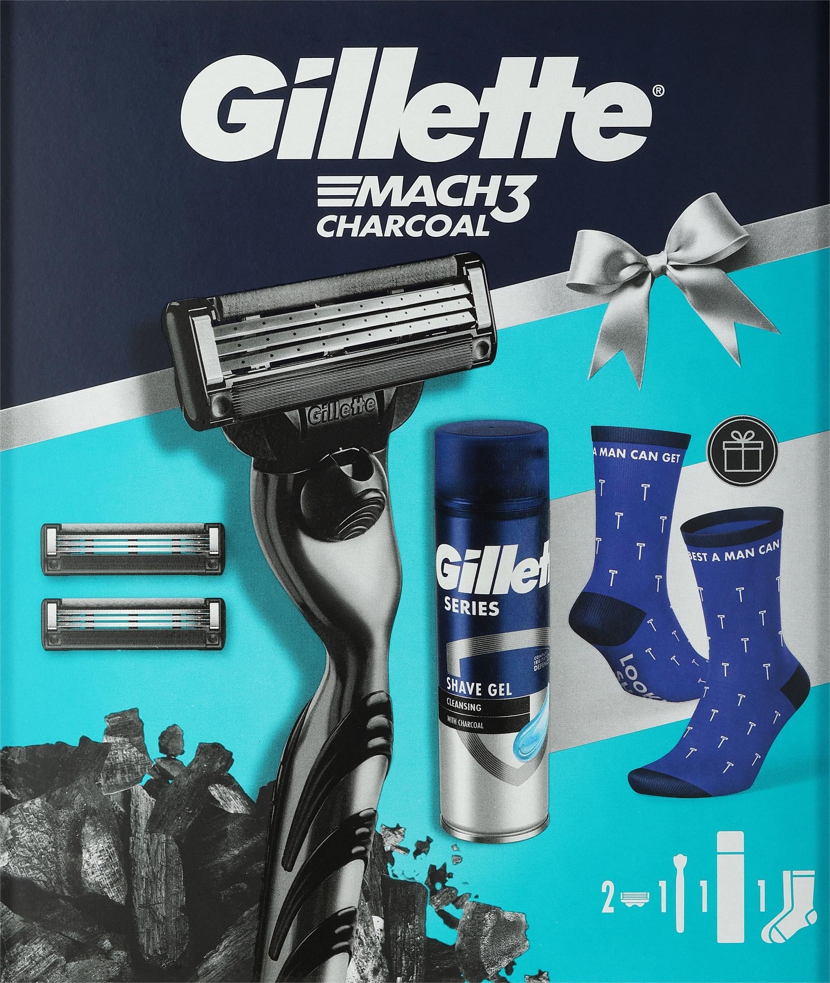 Набір подарунковий для чоловiкiв GILLETTE Mach3 (1107248)