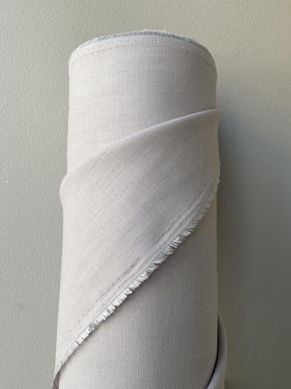 Ткань костюмная LINEN PLUS 100% лен 143 см 530 Светло-серый - фото 1