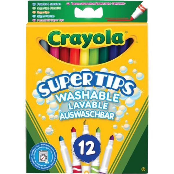 Набор тонких фломастеров Crayola 12 шт. (7509)