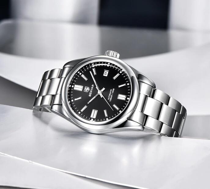 Часы наручные Benyar Automatic 10 BAR (2435837267) - фото 9 Часы наручные Benyar Automatic 10 BAR (2435837267) - фото 9