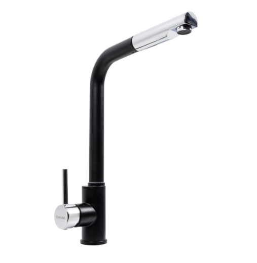 Смеситель кухонный гибкий Valeso Черный (Q411MB)