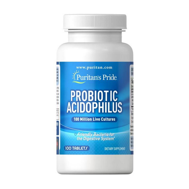 Пробиотики Puritan's Pride Probiotic Acidophilus 100 капс. (09259-01)