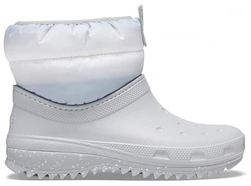 Дутики женские Crocs Winter Puff Boot M2W4 р. 34 21 см Light Grey/White (207311)