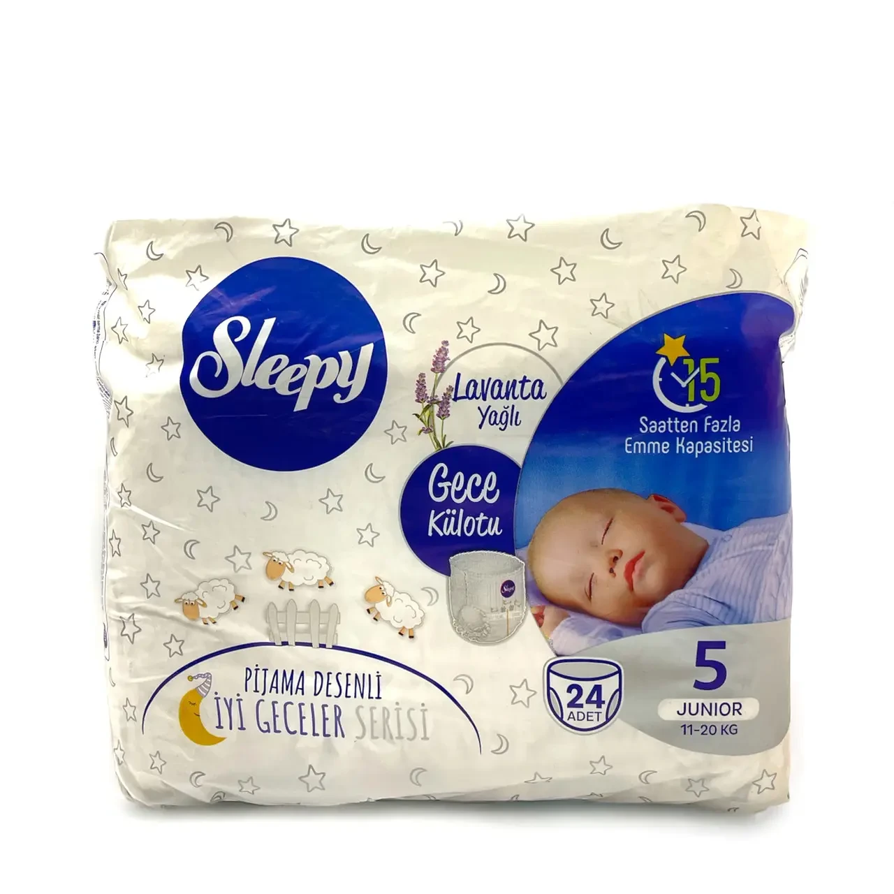 Подгузники-трусики детские ночные Sleepy Night Junior 5 11-20 кг 24 шт. (000005906) - фото 2 Подгузники-трусики детские ночные Sleepy Night Junior 5 11-20 кг 24 шт. (000005906) - фото 2