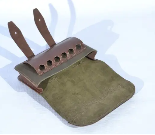Подсумок Ретро на 6 кожаный патронов (10155) - фото 3 Подсумок Ретро на 6 кожаный патронов (10155) - фото 3