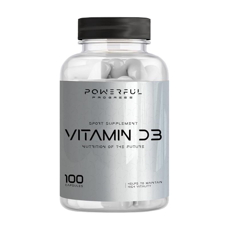 Витамин D3 4000 МЕ Powerful Progress Vitamin D3 100 капс.