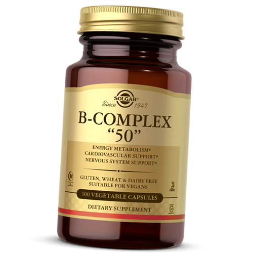 Витамины Solgar B-Complex "50" 100 вег. капс. (36313003)