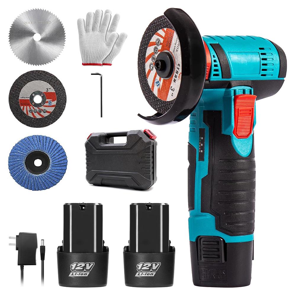 Болгарка аккумуляторная 12V 2 АКБ в кейсе насадки в комплекте (29164495)