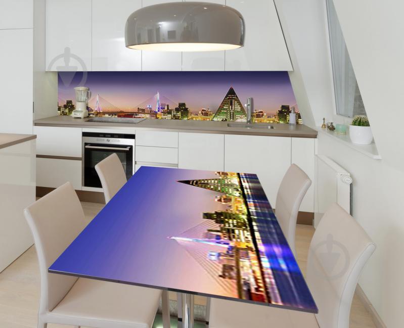 Наклейка 3Д виниловая на стол Zatarga «Сияющие мосты» 600х1200 мм (Z184280st)