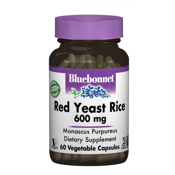 Червоний рис Bluebonnet Nutrition Red Yeast Rice 600 мг 60 Veg Caps