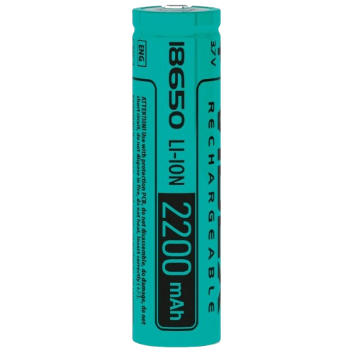 Аккумулятор литий-ионный Videx 18650 2200 mAh 3,7V Green (33352602)
