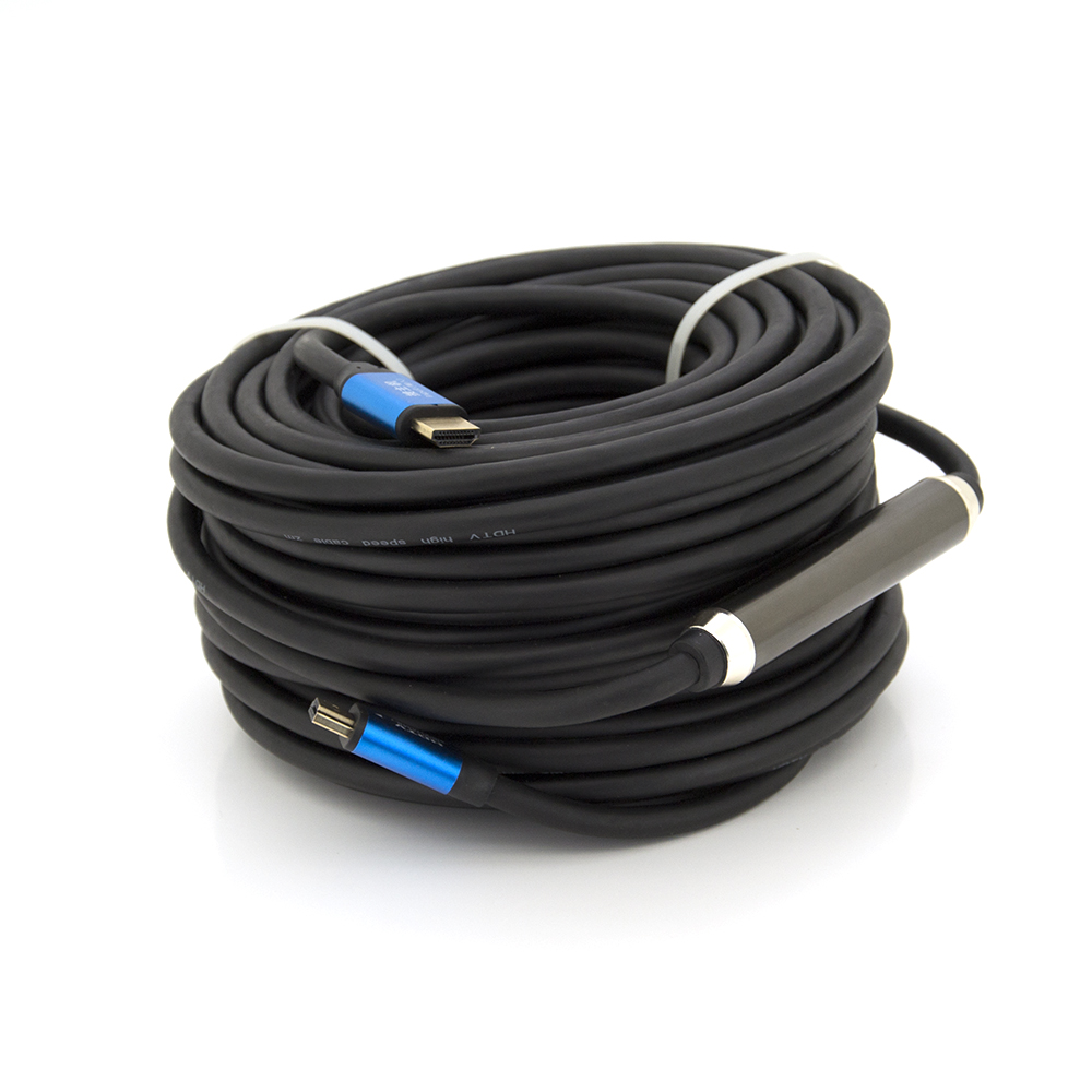 Кабель Merlion HDMI-HDMI 4Kx2K V2.0 30 м Черный (19124)