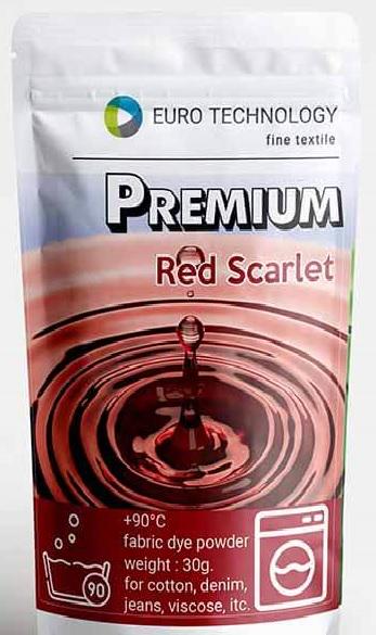 Барвник для тканини Premium 3 шт. Red Scarlet (Pr-001-red scarlet)