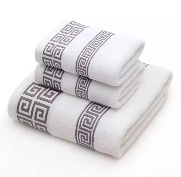 Набор полотенец Ornament Premium 3в1 140х70 см/74х34 см/74х34 см Белый (NR3in1BathWhitePREMIUM) - фото 4 Набор полотенец Ornament Premium 3в1 140х70 см/74х34 см/74х34 см Белый (NR3in1BathWhitePREMIUM) - фото 4