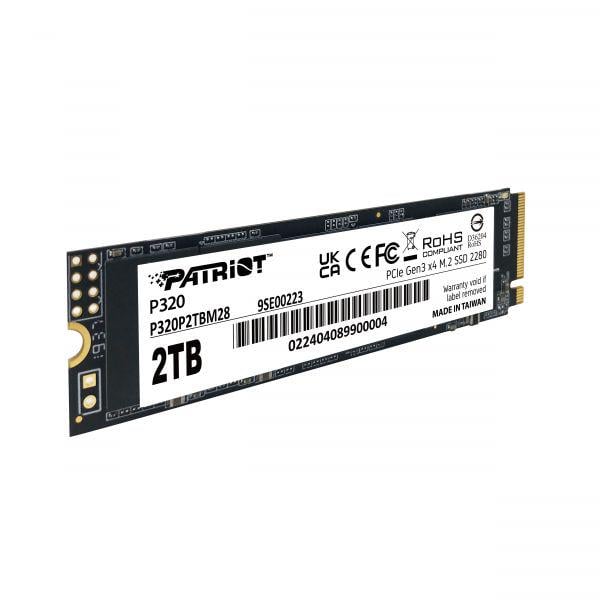 SSD-накопичувач Patriot P320 2TB M.2 2280 PCIe 3.0 x4 NVMe TLC (P320P2TBM28) - фото 3 SSD-накопичувач Patriot P320 2TB M.2 2280 PCIe 3.0 x4 NVMe TLC (P320P2TBM28) - фото 3